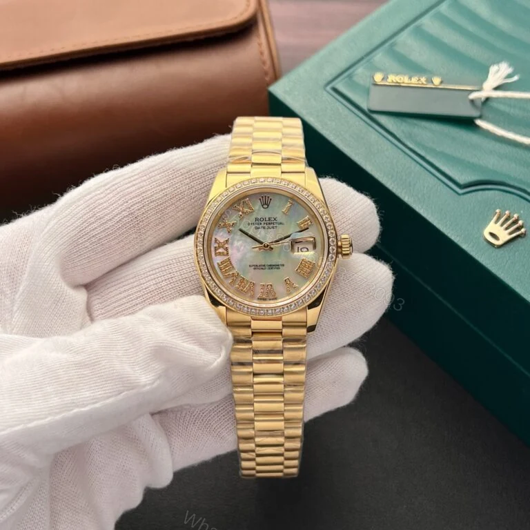 Datejust 36mm Super Clone Mother Of Pearl Dial with Diamonds — view 1