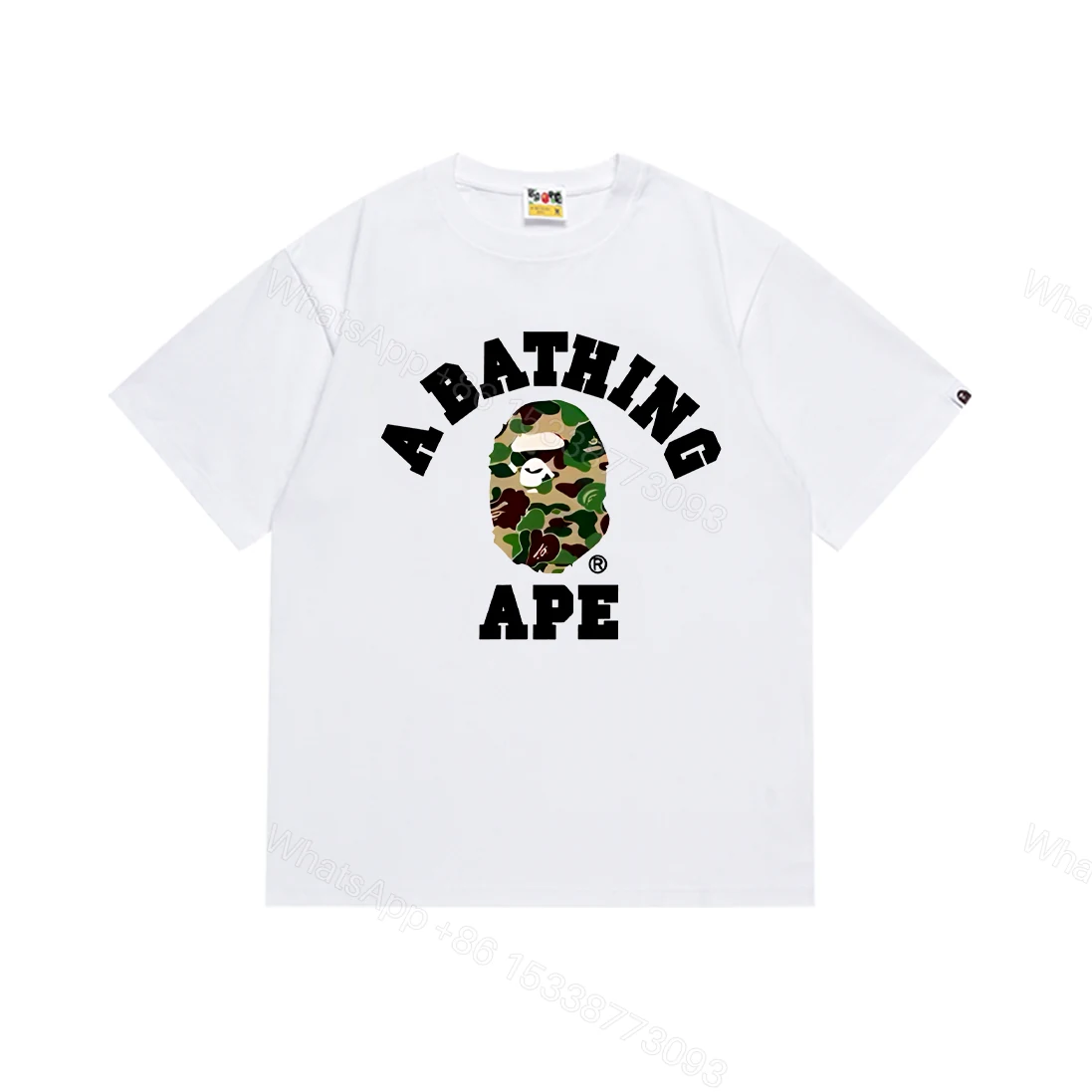 View 2 of Bape T-Shirt Green print #266