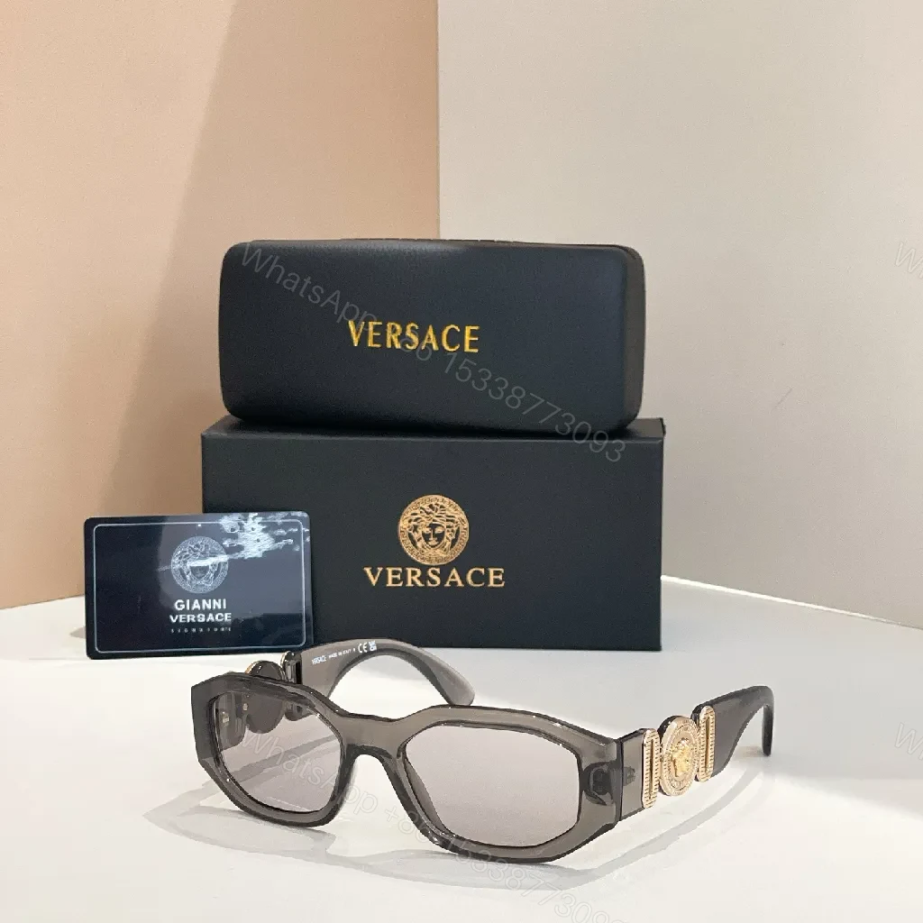Bold Acetate Sunglasses with Gold Accents + Luxury Style + UV Protection Edge — view 1