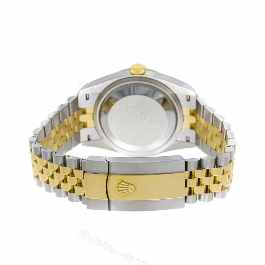 View 3 of Replica Rolex Datejust 126333 Yellow Gold & Steel Black Dial Jubilee