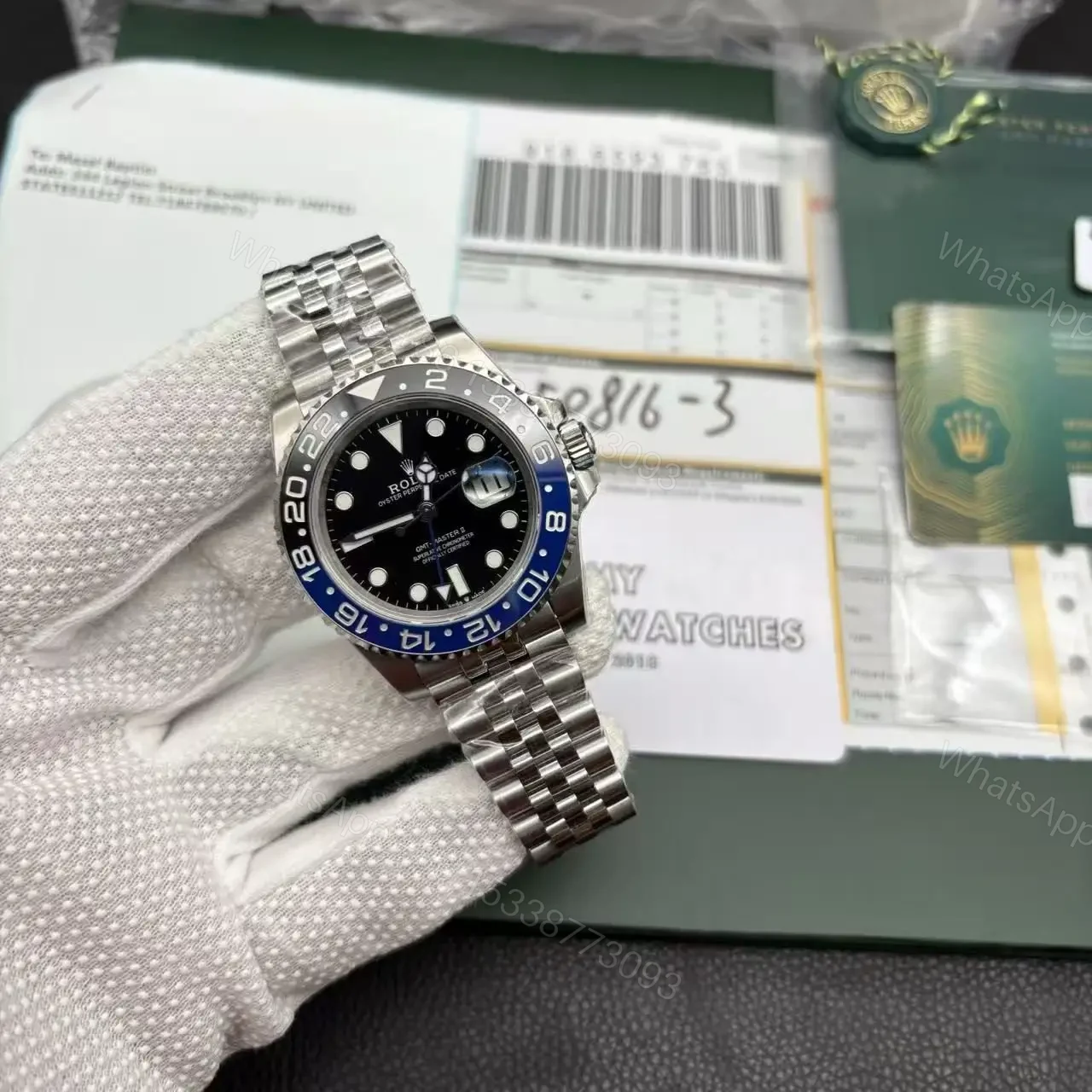 View 3 of Replica Rolex GMT Master Jubilee – Batgirl