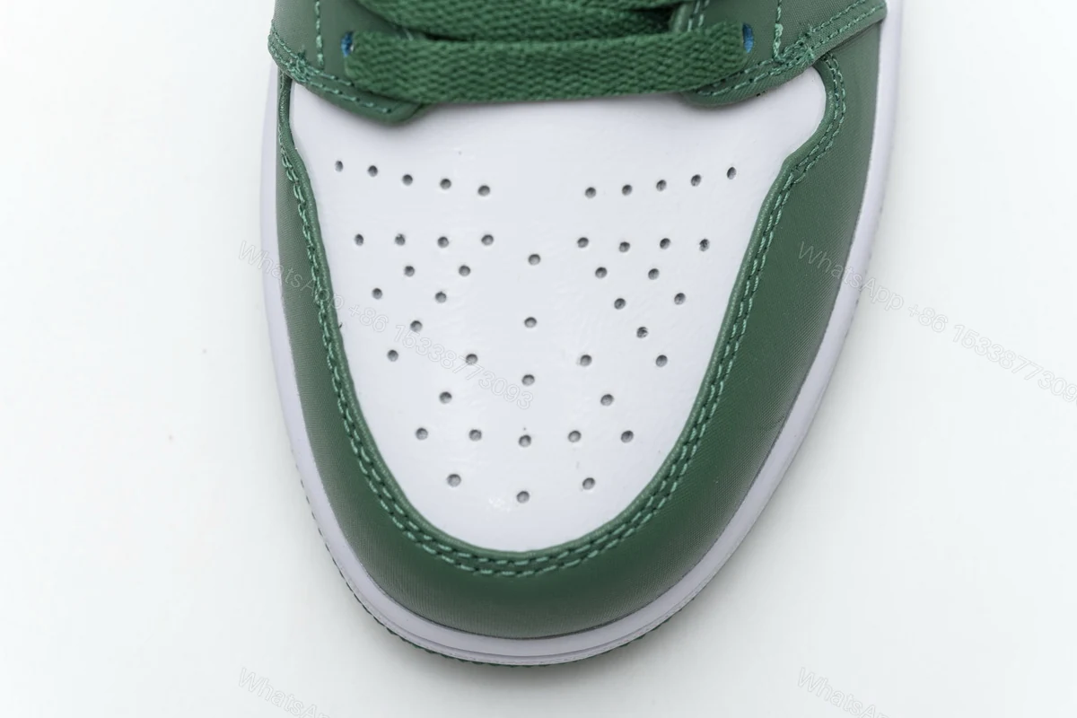 View 9 of Air Jordan 1 Low Pine Green 553558-301