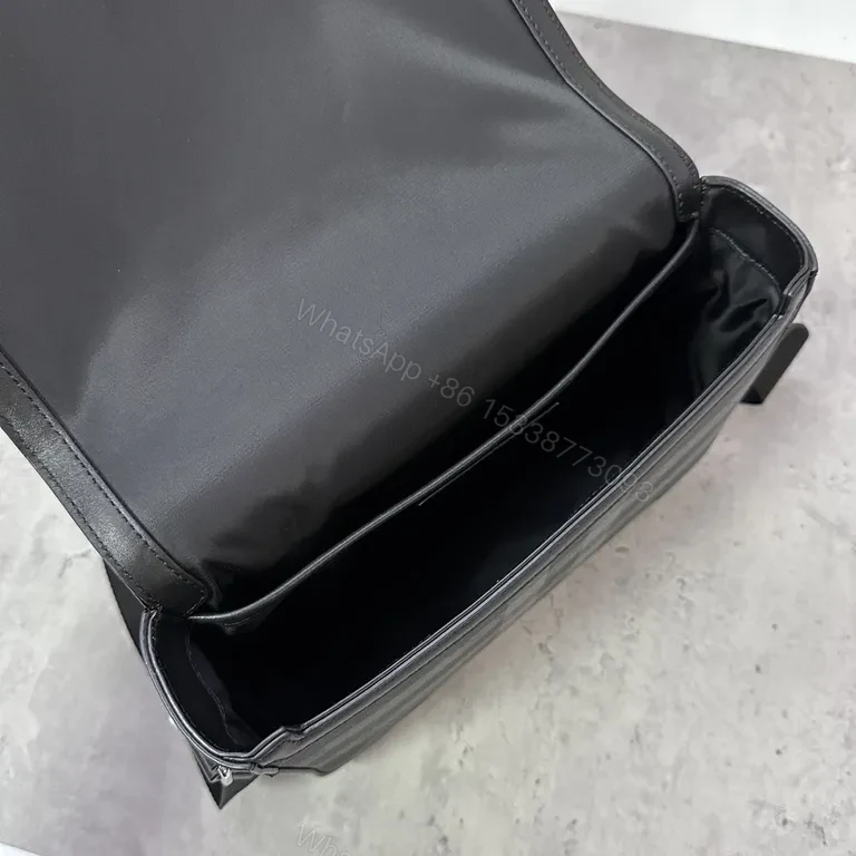 View 6 of Graphite Burberry Crossbody â€” Luxe Everyday Carry, Matte Hardware
