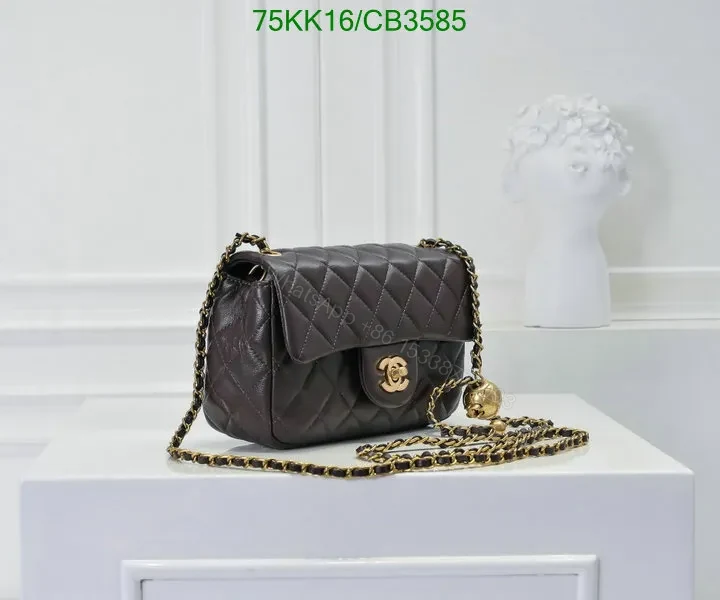 View 4 of Chanel Classic Mini Rectangle Pearl Crush Flap Bag – Genuine Leather