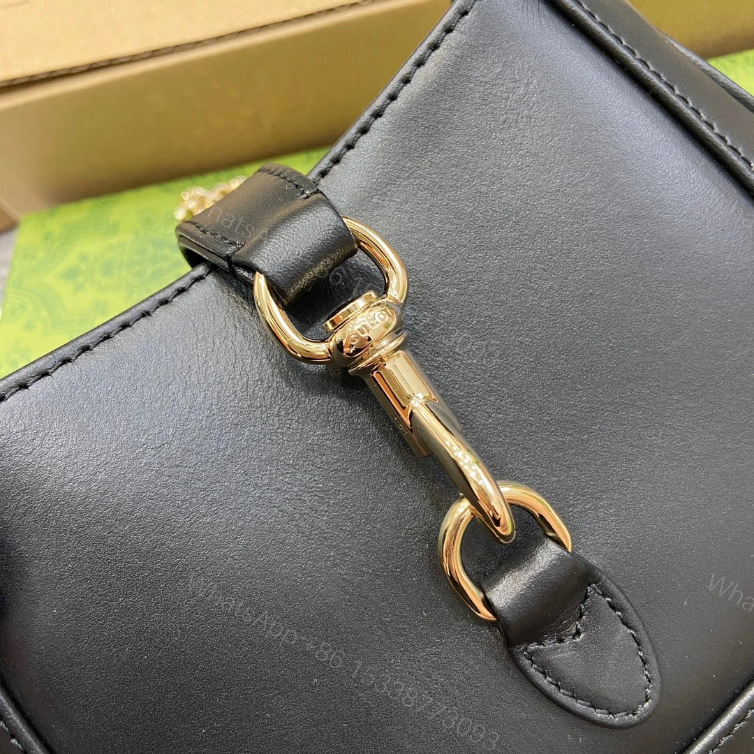 View 5 of JACKIE NOTTE MINI BAG 19 IN BLACK CALFSKIN GOLD HARDWARE