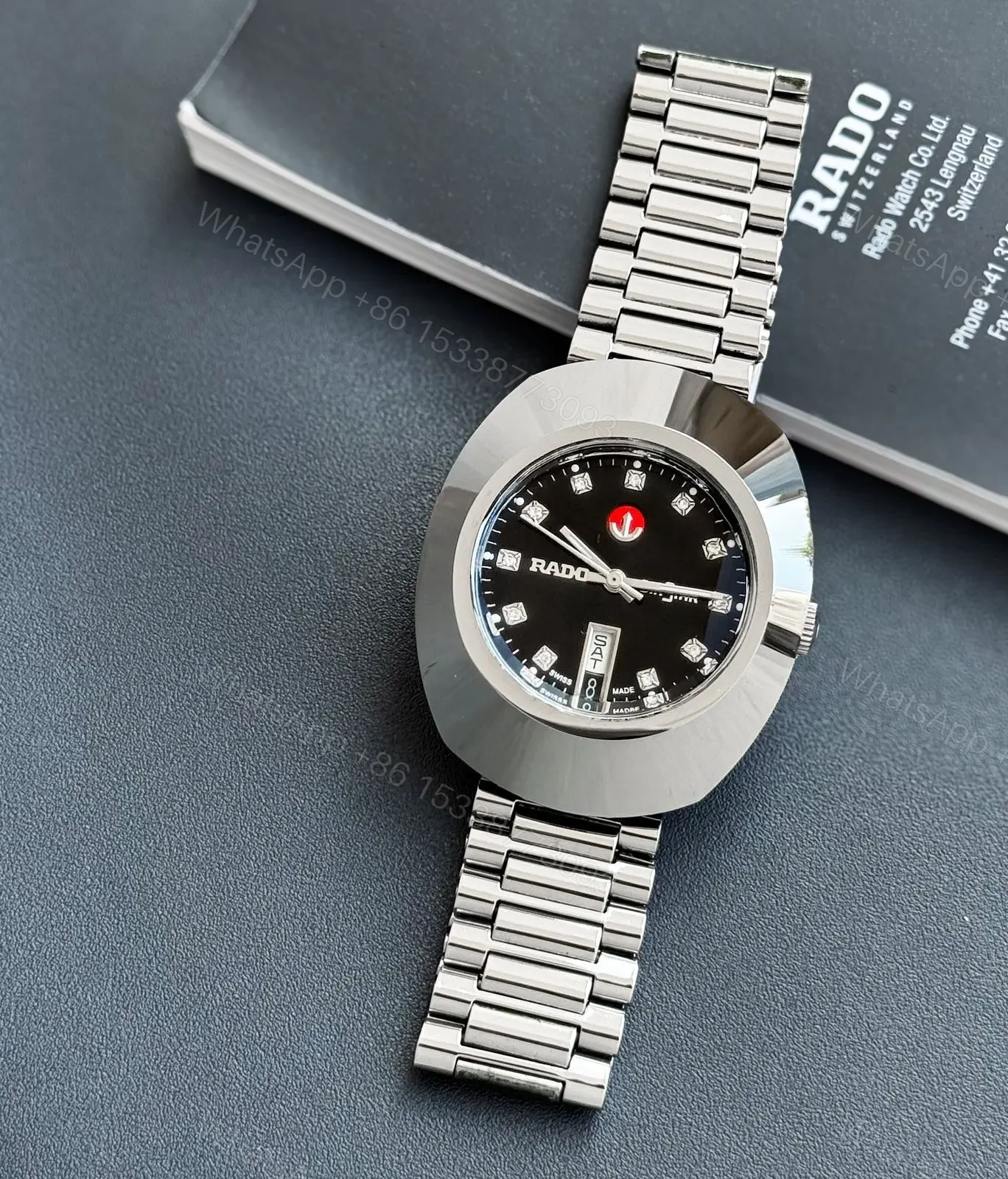 View 2 of Rado Black Dial With Diamond