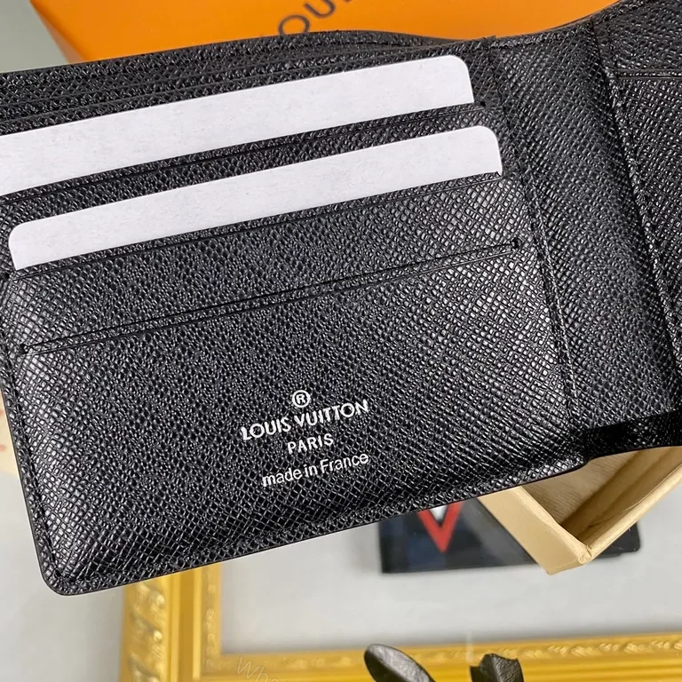 View 5 of Monogram Eclipse: Compact Wallet â€” Luxury, Minimalist, Bi-Fold