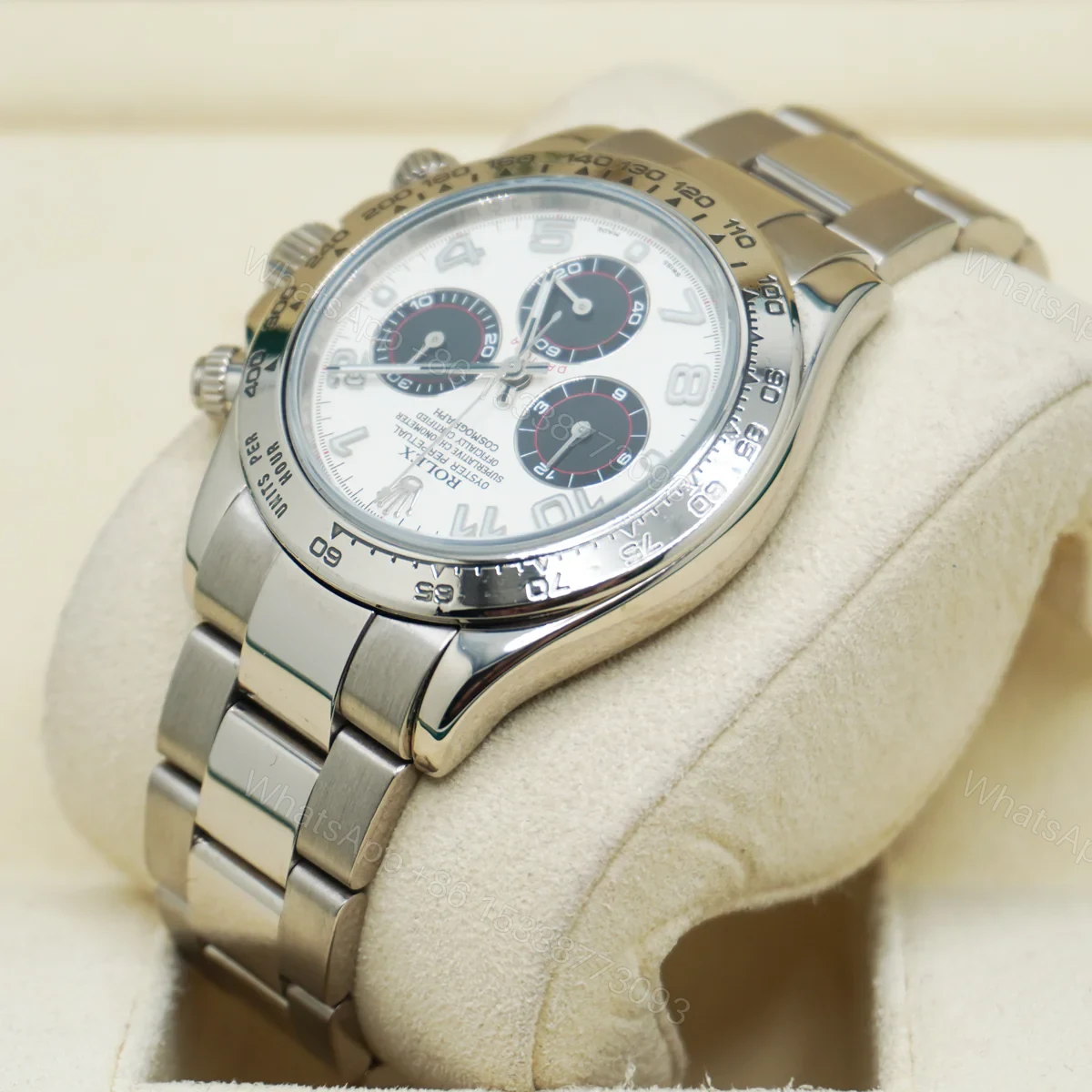 View 6 of Superclone Rolex Daytona Panda Dial 116509 Arabic Numberals