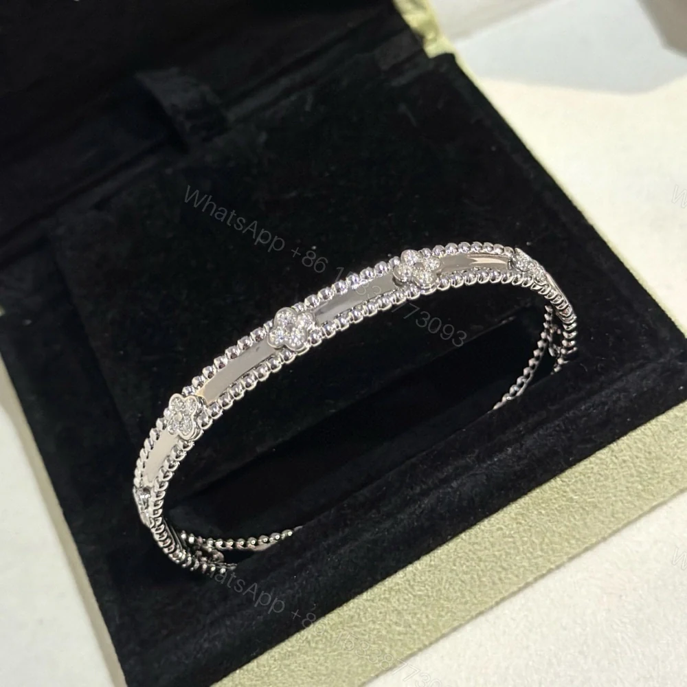 高仿首飾VanCleef&Arpels*RP6X900萬花筒手鐲窄版白金款 — view 1