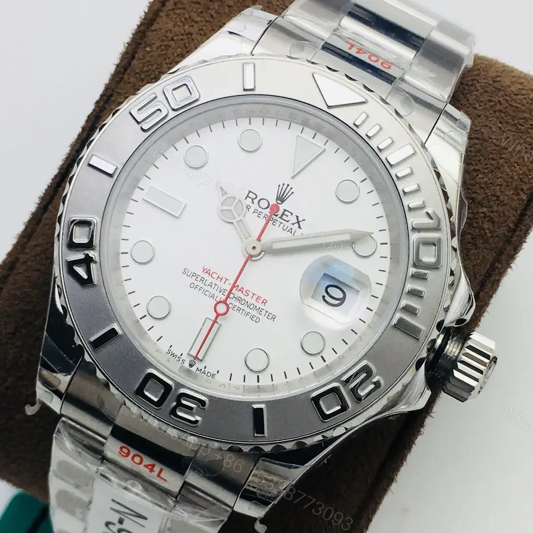View 3 of Rolex Yacht-Master 40mm Silver Dial Oyster Bracelet Premium Edition 116622-0002