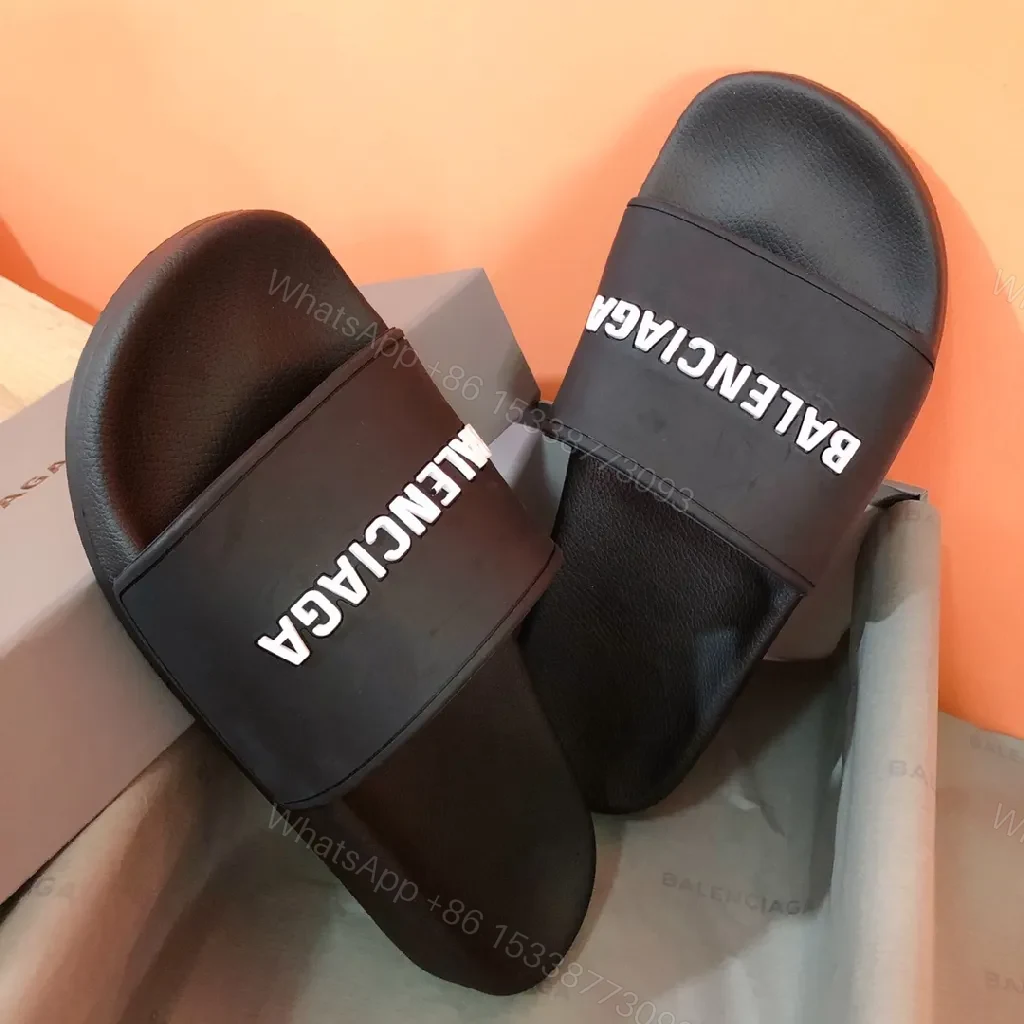 View 6 of Premium Black Logo Slides: Sleek Minimalist Comfort