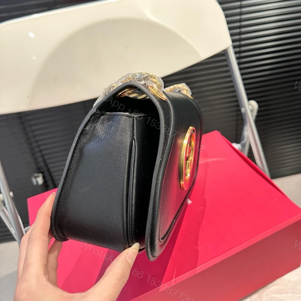 View 4 of Gucci Blondie Small Shoulder Bag Black 26Cm 815715 AAEEX 1000