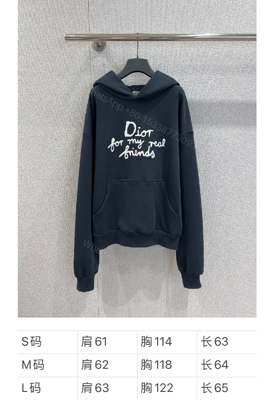 View 8 of Navy Hoodie: Graphic Contrast, Cozy Fit, Streetwear Chic
