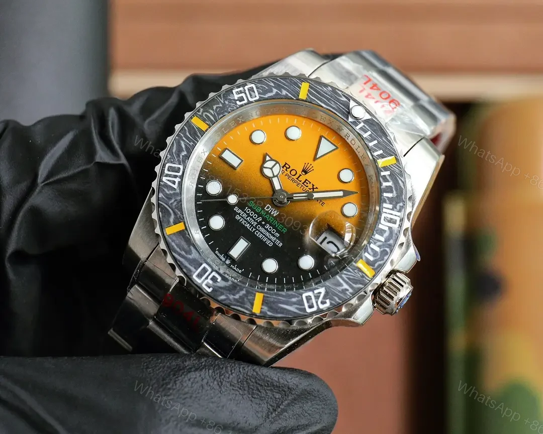 Rolex Submariner DiW Persimmon 40mm Oyster Bracelet Limited Edition ROLEX-SUB-PERS-40 — view 1