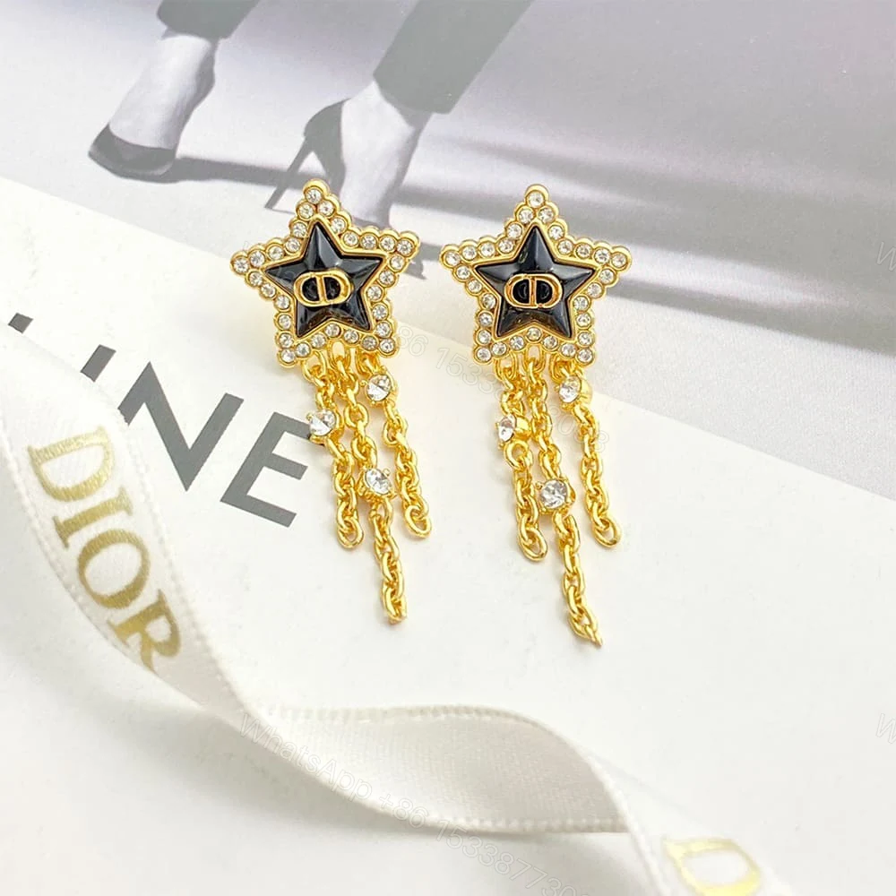 View 3 of DIOR Petit CD Lucky Baroque Earrings