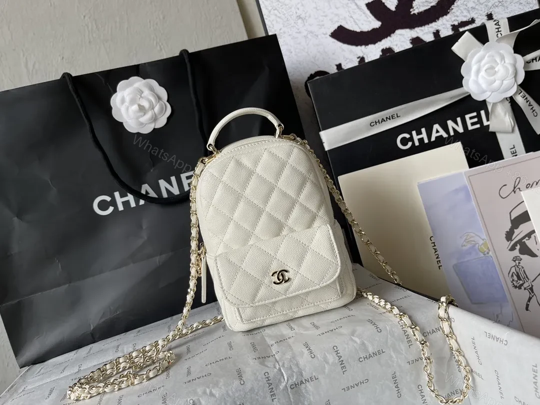 View 9 of Quilted Mini Bag: Gold Chain, Compact Luxury, Versatile