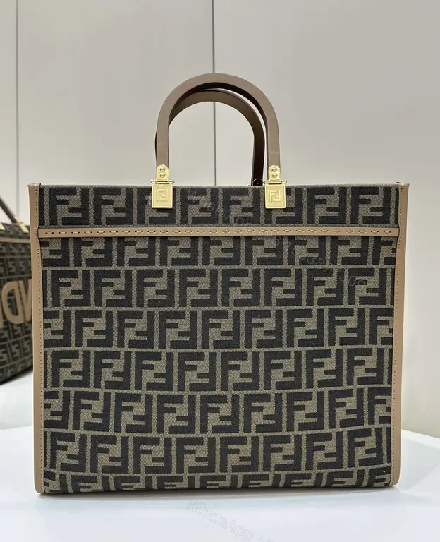 View 7 of Fendi-Inspired Structured Tote: Iconic, Practical Luxury