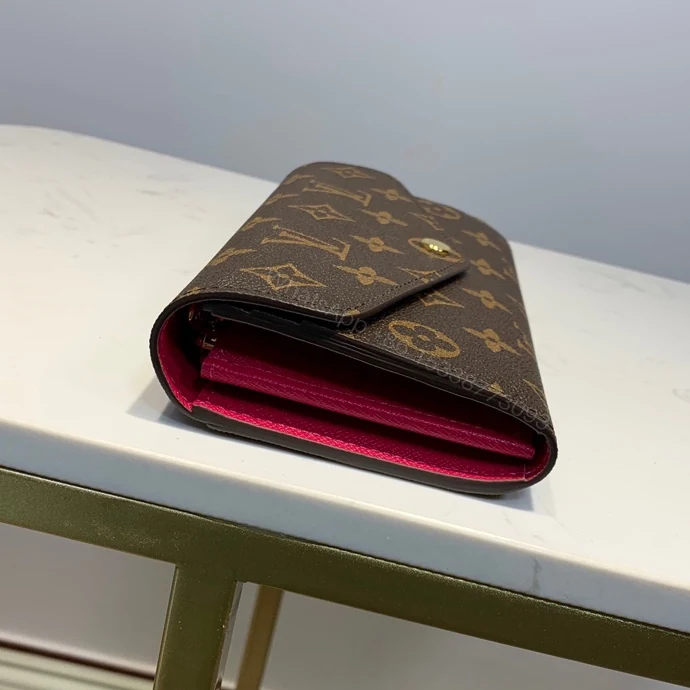 View 4 of Louis Vuitton Sarah Wallet Fuchsia Pink 19Cm M62234