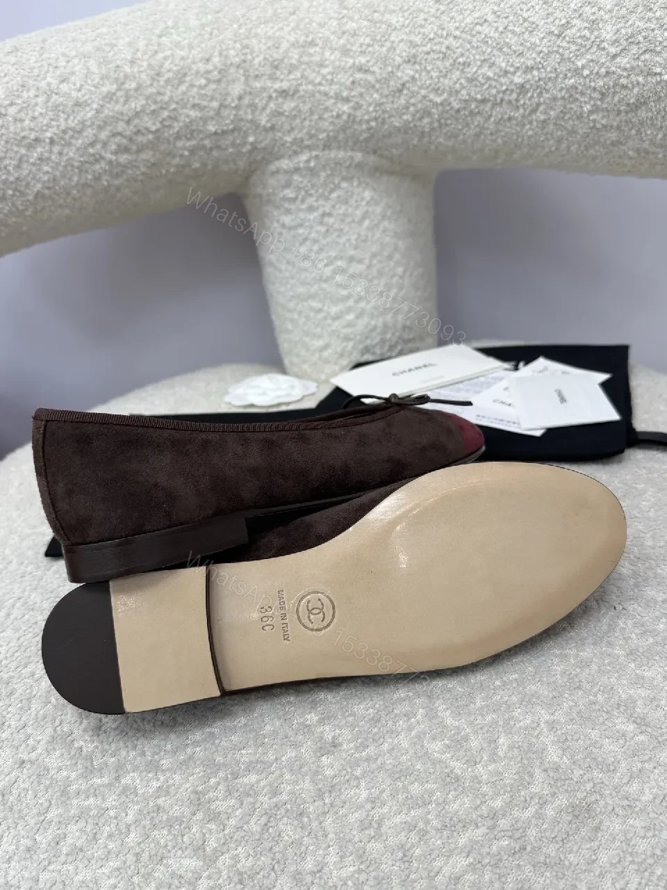 View 7 of Two-Tone Suede Pumps: Elegant Comfort and Subtle Detail