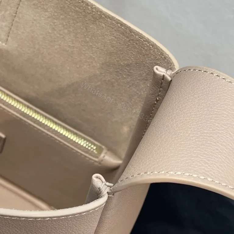 View 4 of Structured YSL-Inspired Leather Shoulder Bag: Luxe Everyday