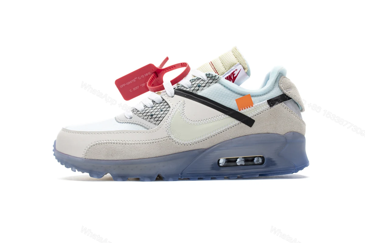 View 12 of Off-White x Nike Air Max 90 “All White” AA7293-100