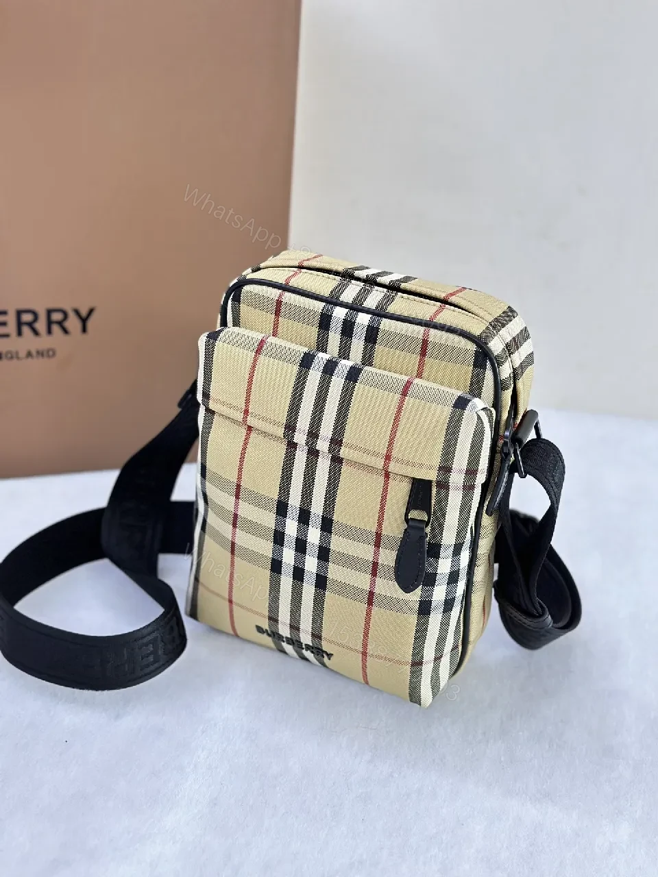 View 6 of Plaid Signature Crossbody: Compact, Everyday Luxe Bag