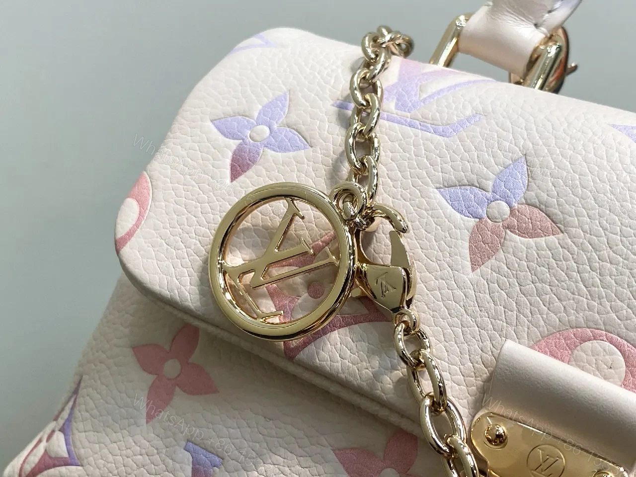 View 11 of Pastel Monogram Crossbody Bag: Luxe, Convertible & Compact