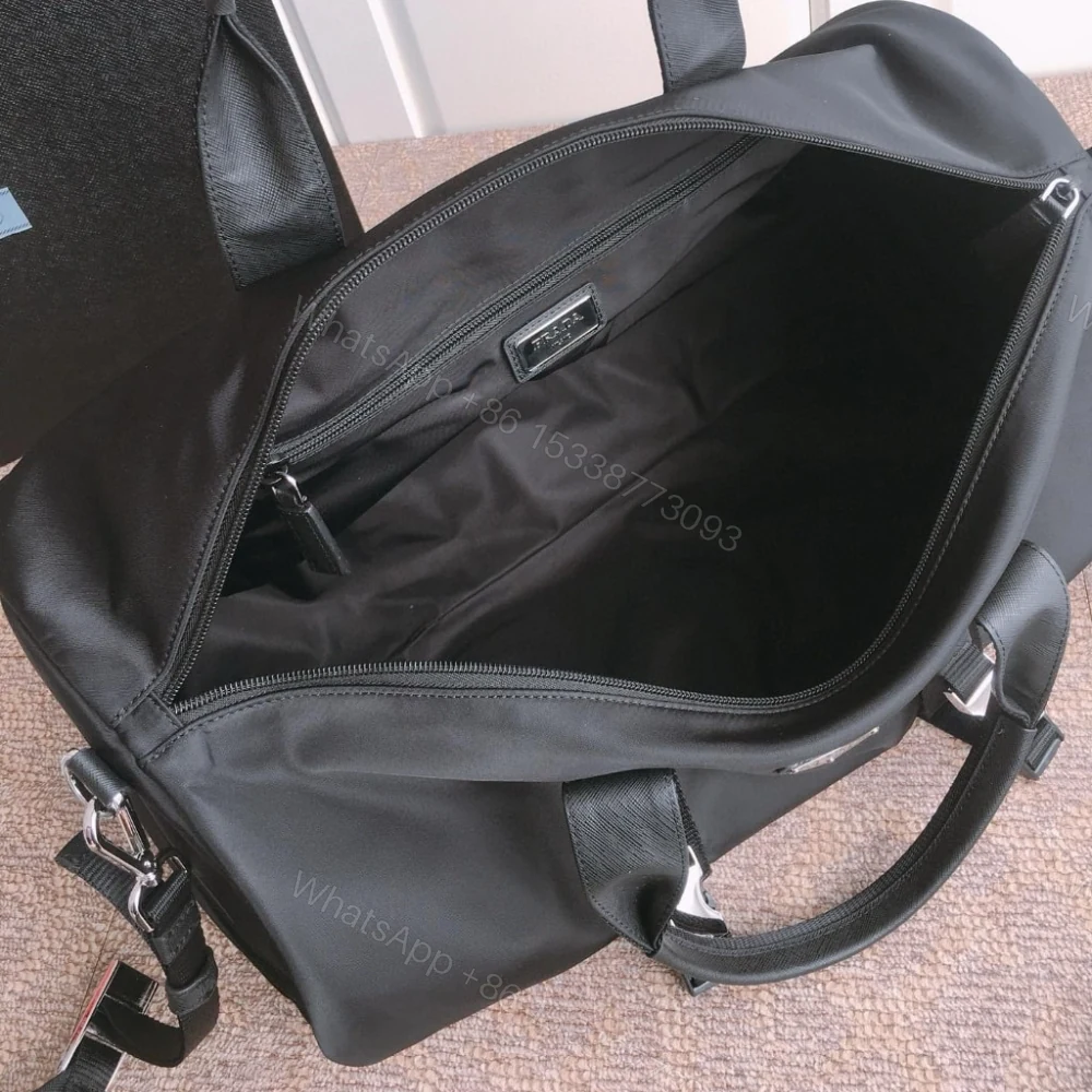 View 4 of Prada Re Nylon And Saffiano Duffle Bag 50Cm