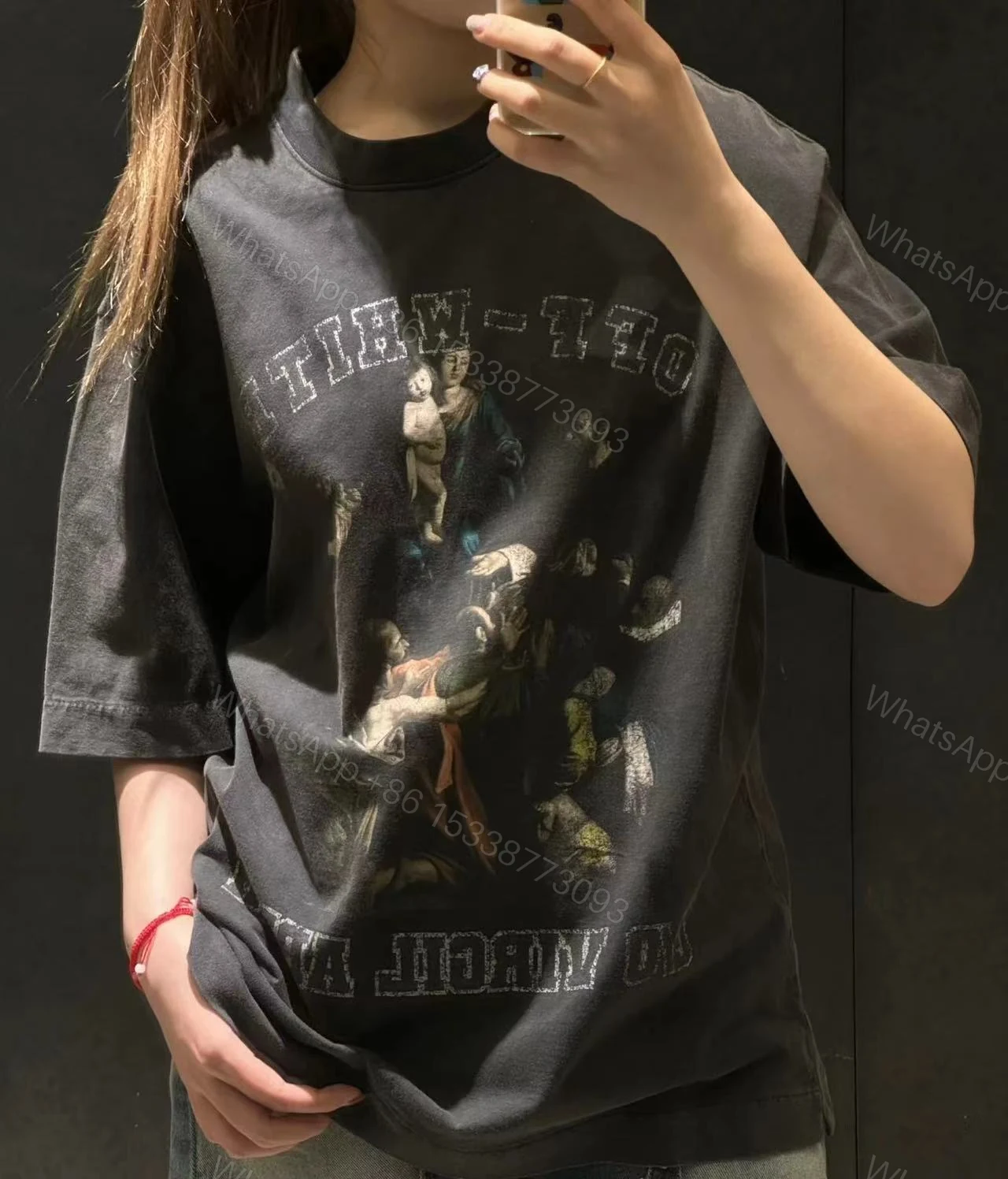 View 9 of Off-White Mary Skate Print T-Shirt (Free Shipping)