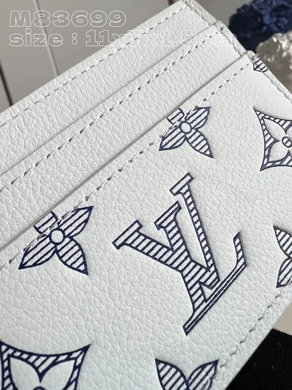 View 4 of Compact LV Monogram Card Holder: Subtle Luxury & Utility