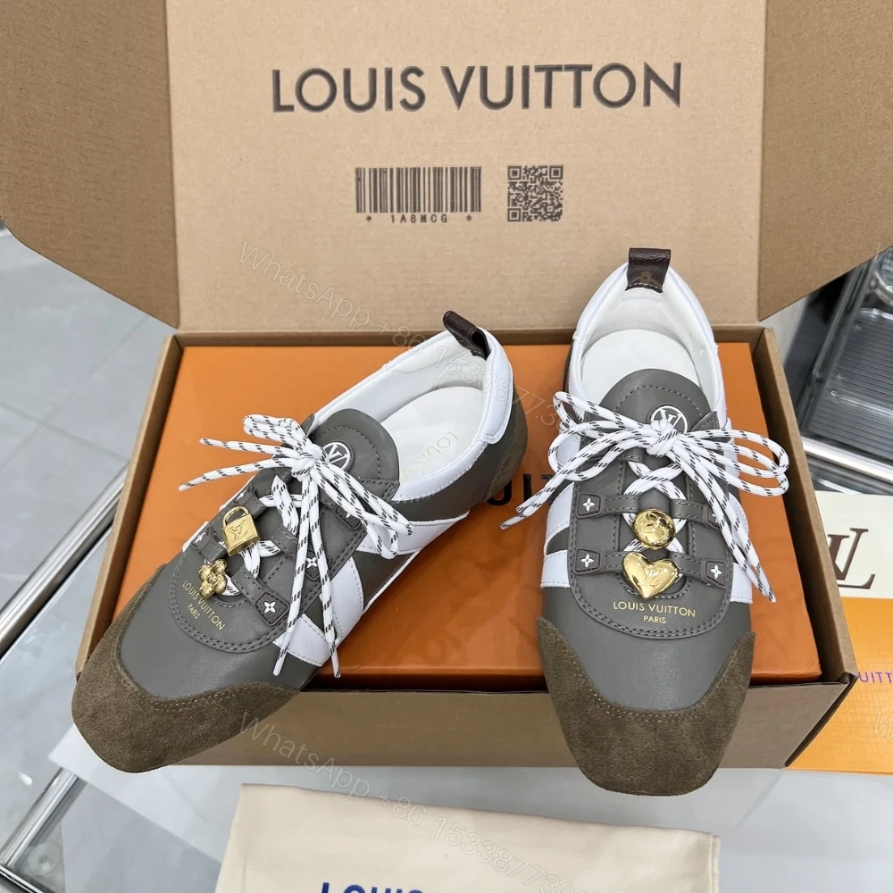 View 5 of Louis Vuitton LV Sneakerina Pistachio Brown 1AIEMT