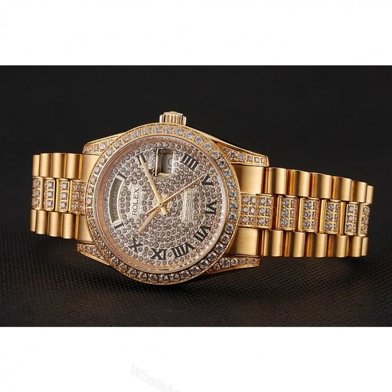 View 3 of Superclone Rolex Day-Date Gold Dial 1453956 37 mm