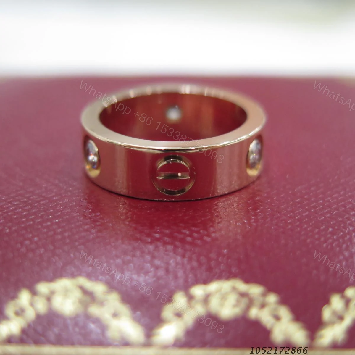 View 7 of Cartier Love Ring, 3 diamonds