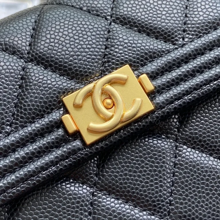 View 3 of Chanel-Inspired Quilted Wallet on Chain: Luxe Gold Hardware