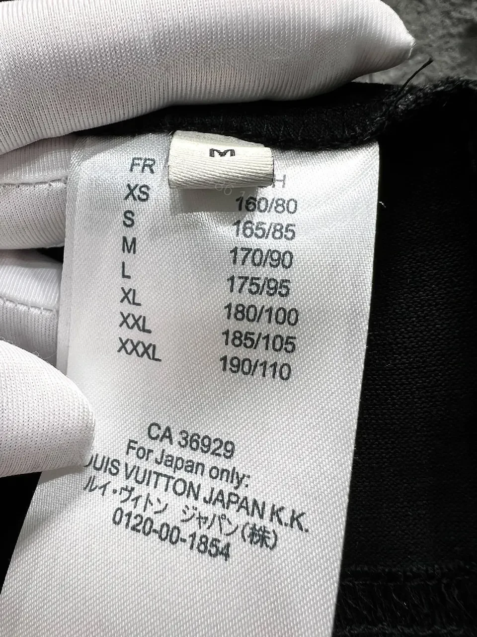 View 3 of Black Cotton Crewneck Tee Luxe Script Comfortwear