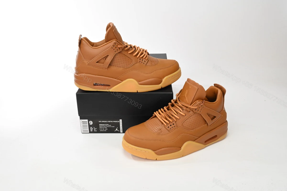 View 2 of Air Jordan 4 Retro Ginger Wheat 819139-205