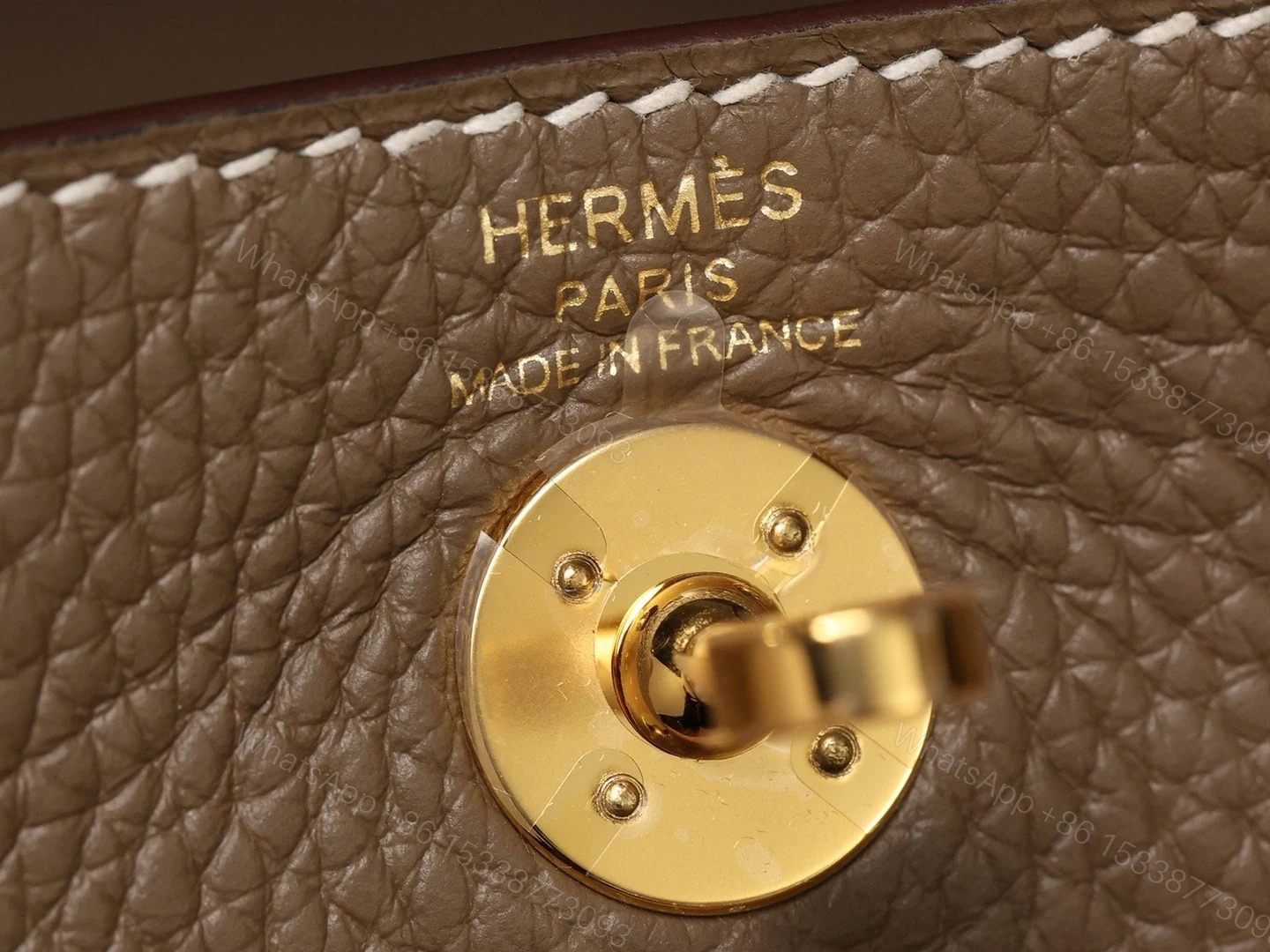 View 15 of 原單品質HermesLindy系列高仿單肩包大象灰金扣