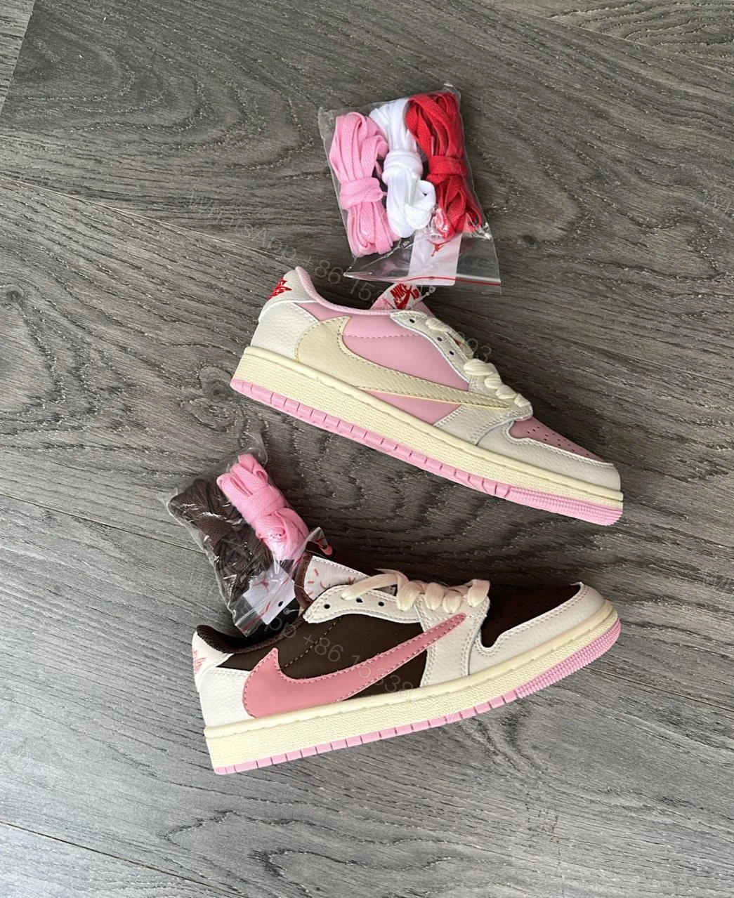 View 2 of First Copy Cut-Low Cactus Jack Girls Sneakers