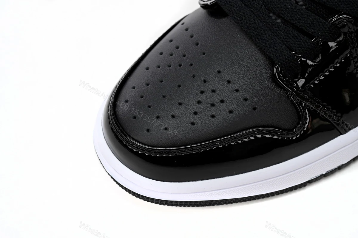 View 4 of Air Jordan aj1 Low Vintage Black And White DD1650-001