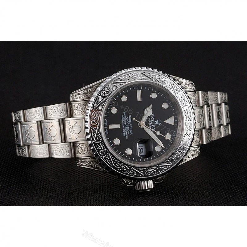 View 4 of Superclone Rolex Submariner Black Dial 1454093