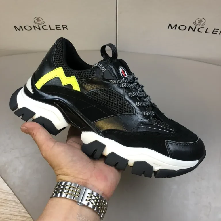 View 7 of Neon-Lite Moncler-Style High-Top Sneakers