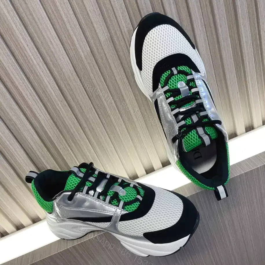 View 4 of B22 SNEAKER TECHNICAL MESH WITH AND CALFSKIN – CD130