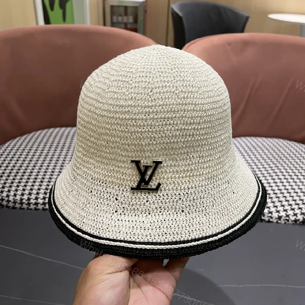 View 7 of Chic Straw Bucket Hat with Subtle Luxury Accent