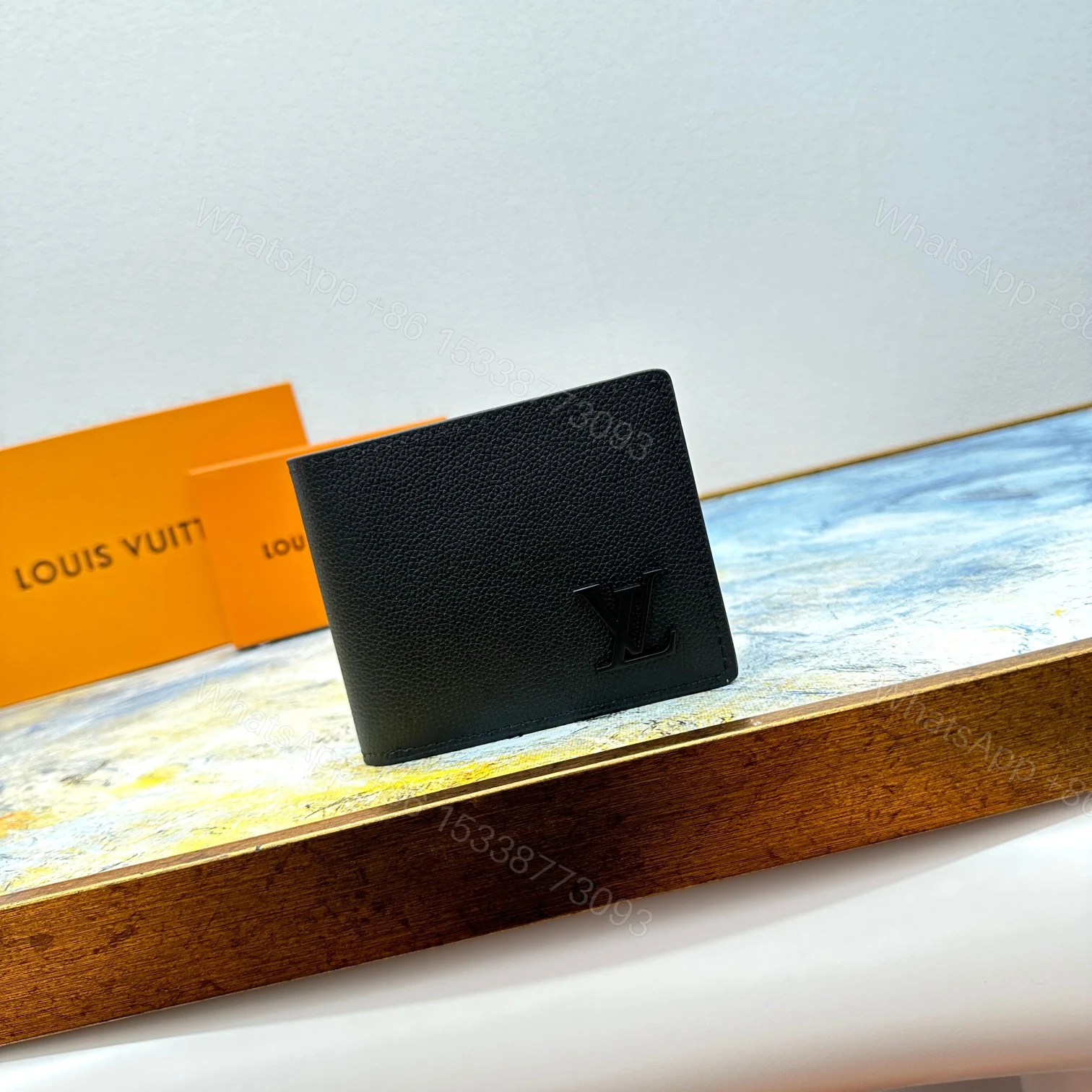 View 2 of LOUIS VUITTON MULTIPLE WALLET BLACK 11CM M30295