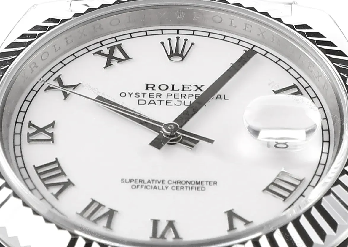 View 6 of WWF Factory Clean Factory DDF Silver Classic Datejust Watch 41mm