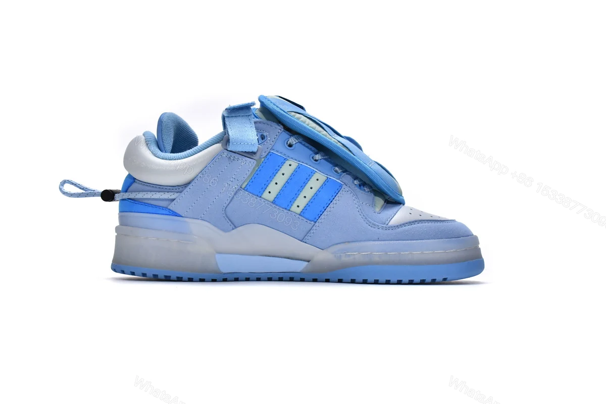 View 5 of adidas Forum Buckle Low Bad Bunny Blue Tint GY9693