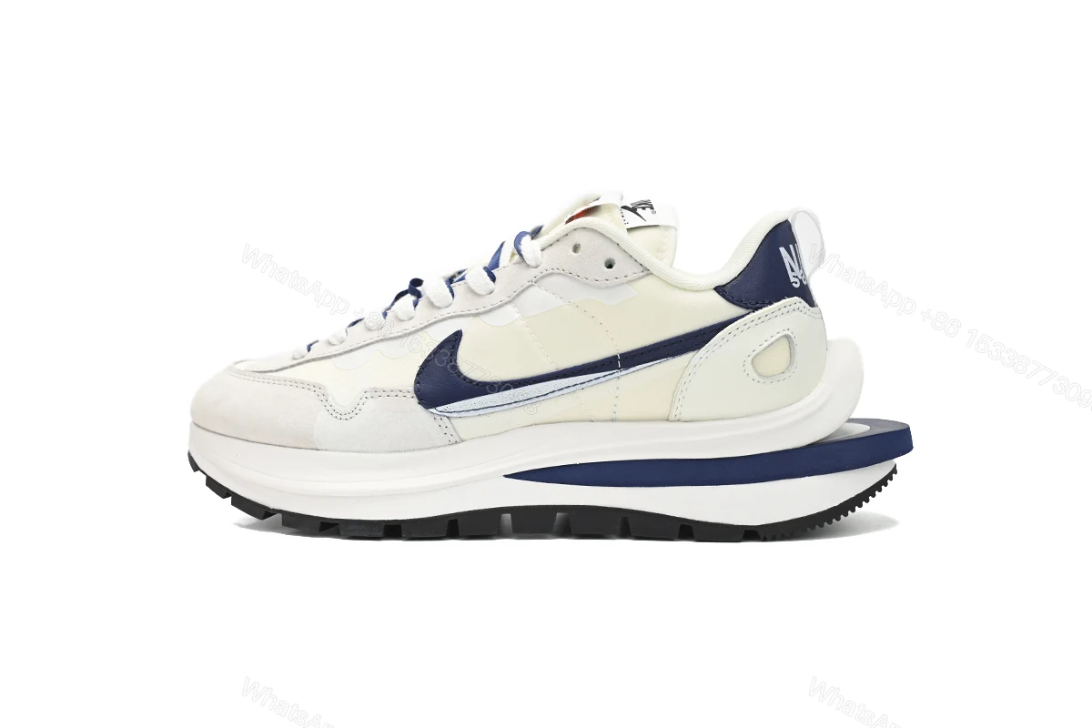 View 12 of Sacai x Nike VaporWaffle Sesame and Beige Blue DD1875-109