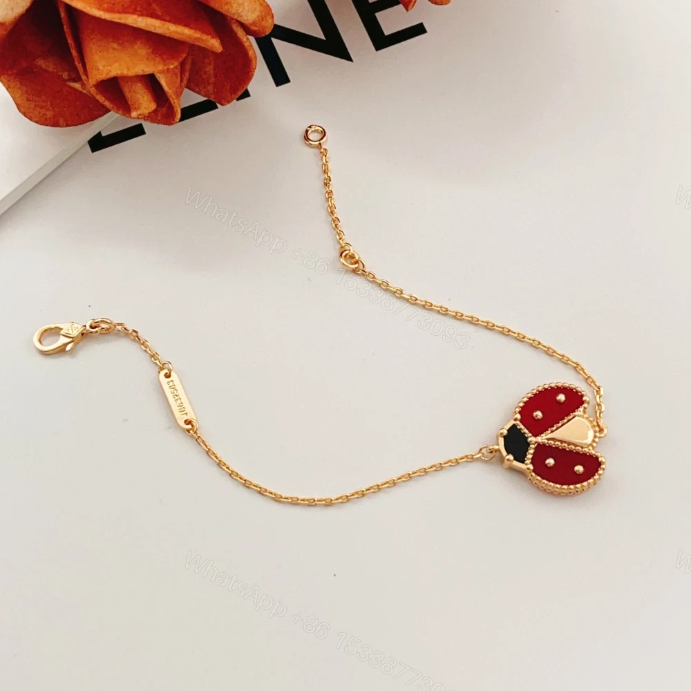 View 10 of 高仿首飾VanCleef&Arpels*RP7R100瓢蟲玫瑰金手鏈