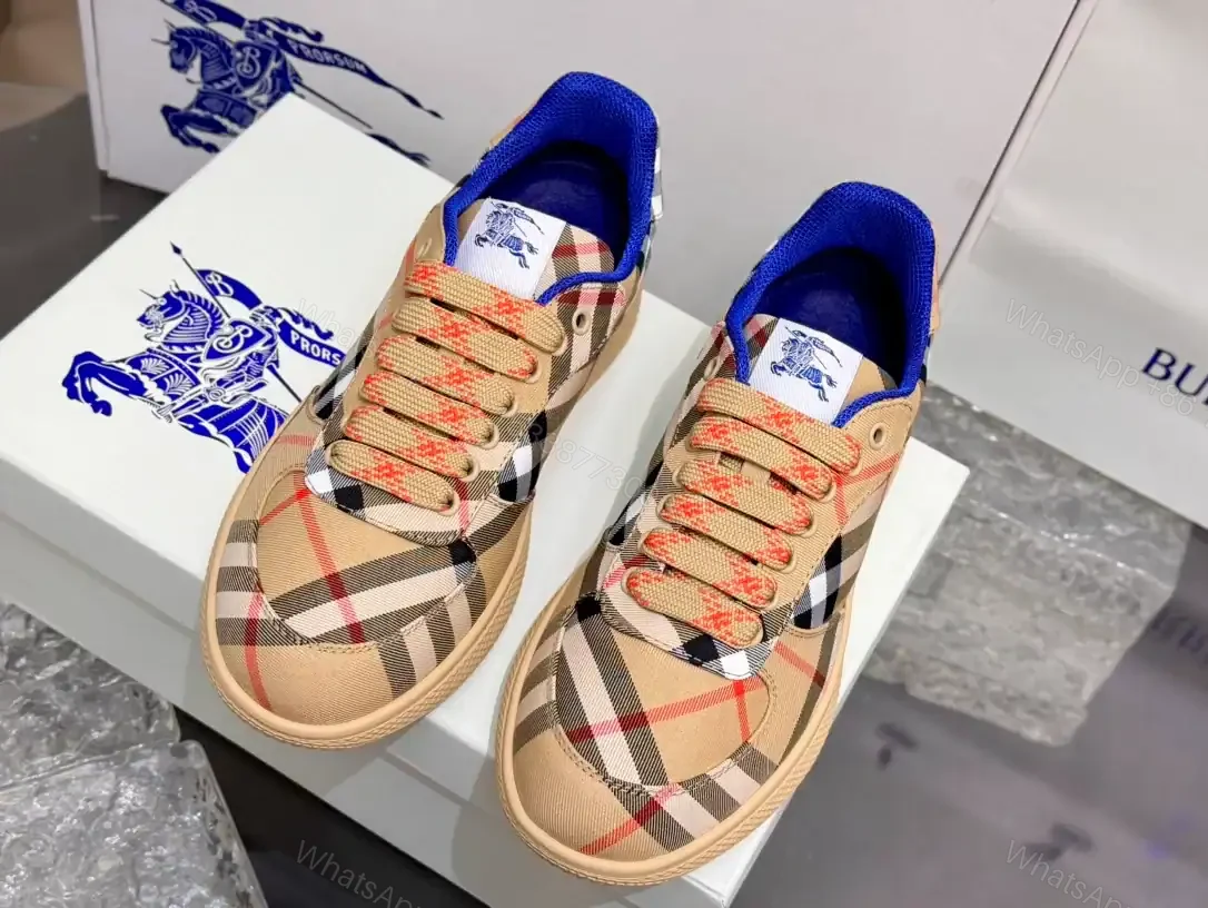 View 7 of BURBERRY TERRACE CHECK SNEAKERS – BBR093