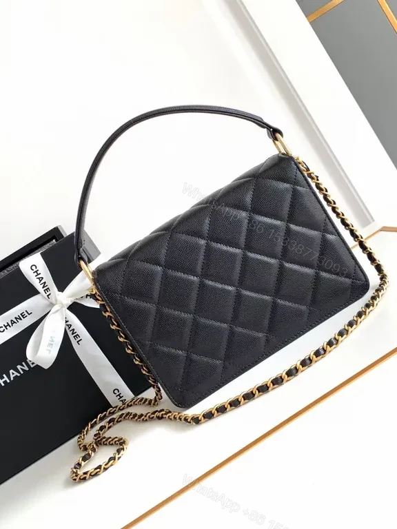 View 3 of Chanel-Style Quilted Boy Bag: Timeless Compact Luxury